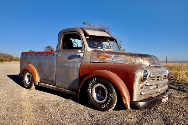 1948 Dodge truck with a turbo Barra inline-six
