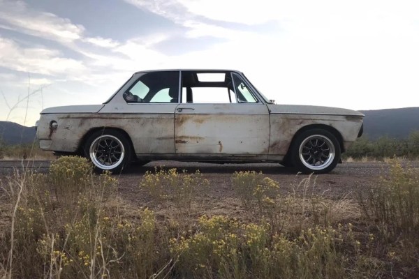 1971 BMW 2002 with a Toyota 3S-GE BEAMS inline-four