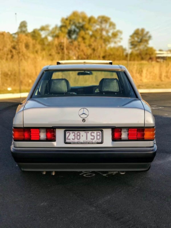 1989 Mercedes 190E with a Nissan SR20DET inline-four