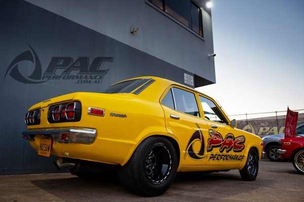 Mazda RX-3 with a turbo billet 13B two-rotor