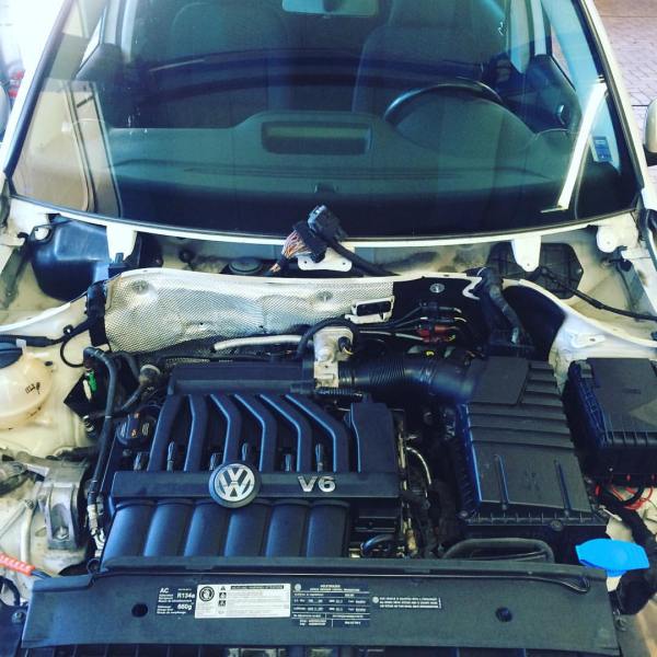 Volkswagen Tiguan with a supercharged 3.6 L VR6
