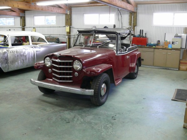 1950 Jeepster with a 502 ci Chevy big-block V8