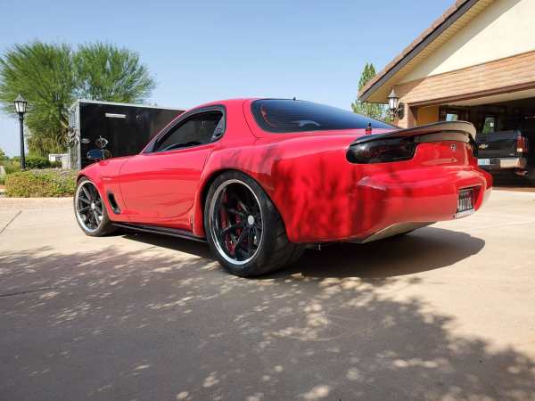 AWD Mazda RX-7 built by Todd Budde with a Twin-Turbo 26B Four-Rotor