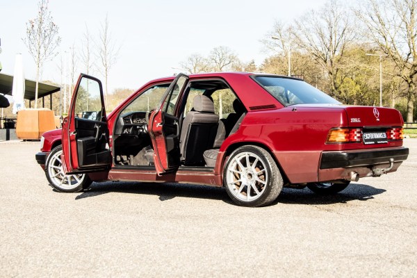 Mercedes 190E with a turbo M111 inline-four