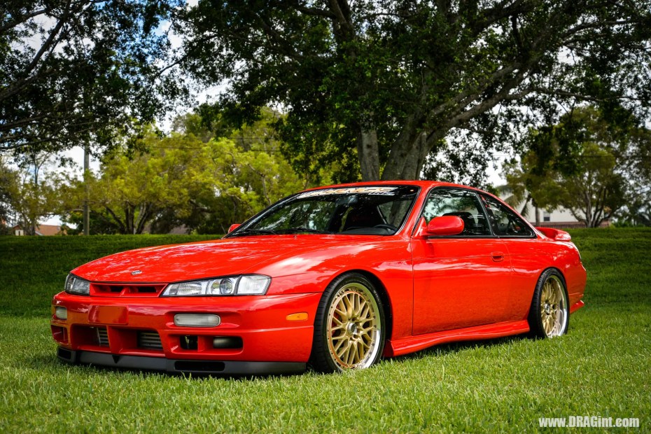 Nissan 240SX with a twin-turbo RB26 inline-six