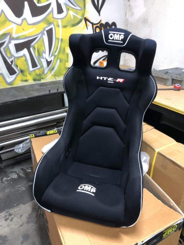 OMP HTE One racing seat going into James Pinch's Nissan S15 with a Mercedes Twin-Turbo M177 V8