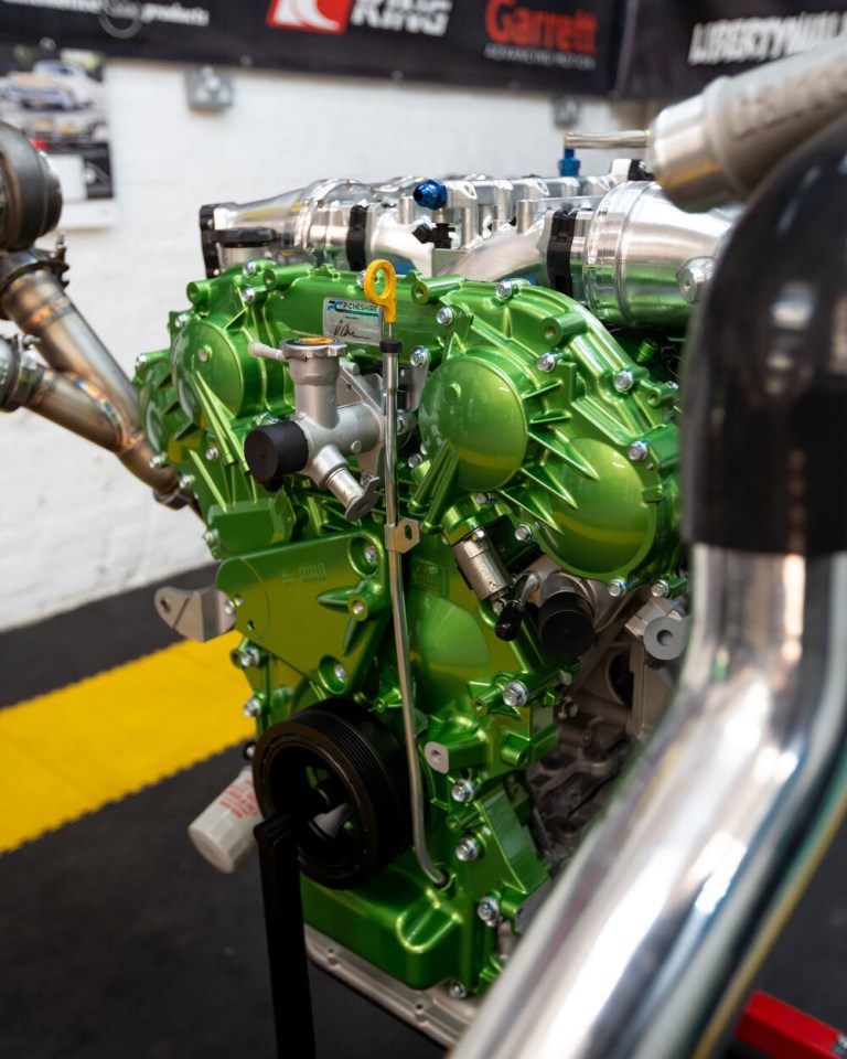 Nissan Navara with a twinturbo VR38DETT V6 12 Engine Swap Depot