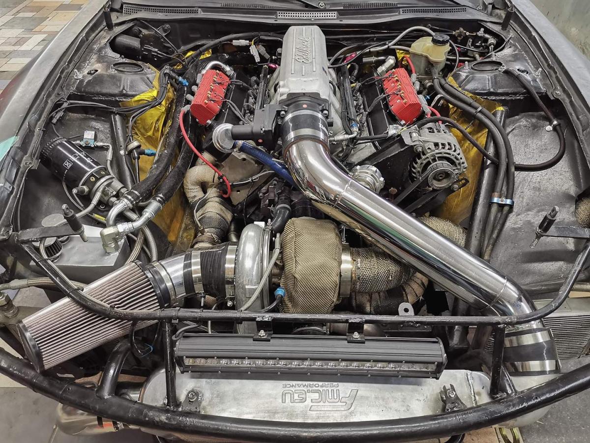 Nissan 200SX S14 with a Turbo 6.3 L LS1 V8 07 Engine Swap Depot