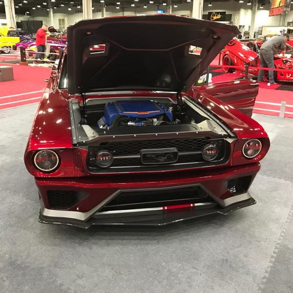 1966 Mustang built by JH Restorations with a Supercharged Coyote V8