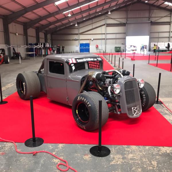 custom 1932 Ford truck built by Sussex Speedshop with a twin-turbo 5.3 L V8