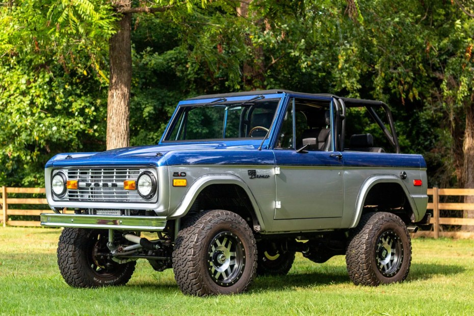 1973 Ford Bronco with a Coyote V8