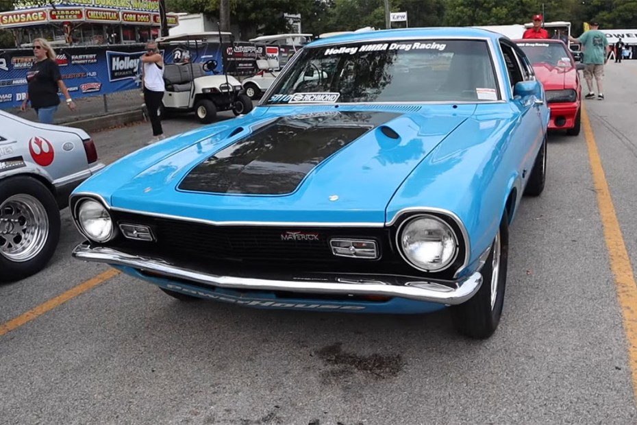1971 Ford Maverick with a Coyote V8