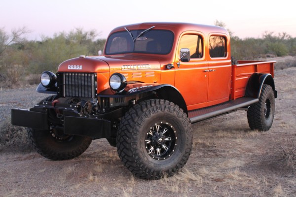 1946 Dodge Power Wagon built by Desert Power Wagons with a supercharged 6.4 L Hemi V8