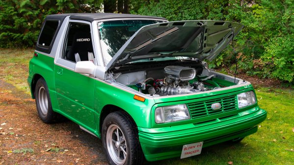 1989 Geo Tracker with a Supercharged 355 ci V8