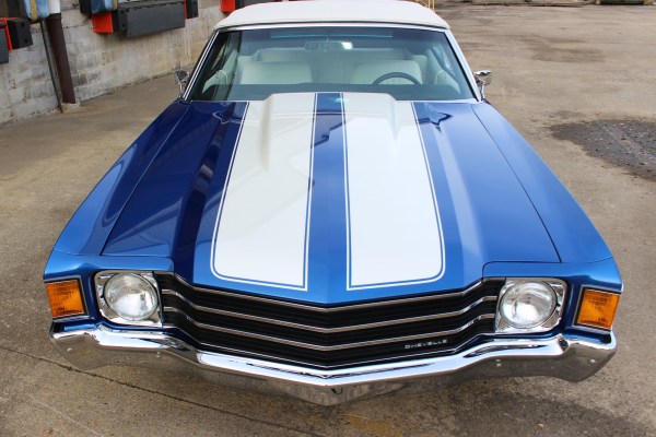 1972 Chevelle convertible built by Charlies Custom Creations with a LS3 V8