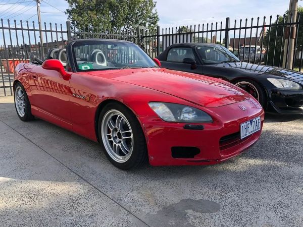 Honda S2000 with a 2.4 L K24-K20 inline-four