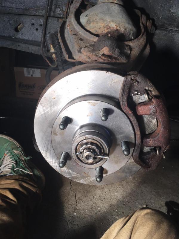 disc brakes on a 1973 Ford Pinto with a 302 ci V8