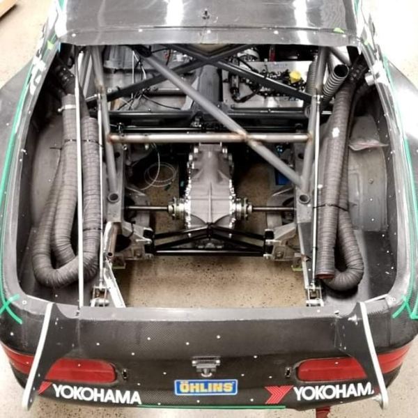 Albins ST6 six-speed sequential transaxle in Revline Racing's Porsche 968 race car