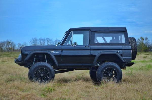 1973 Ford Bronco with a turbocharged Ecoboost inline-four